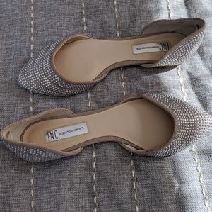 Metallic detailed d'orsay flats